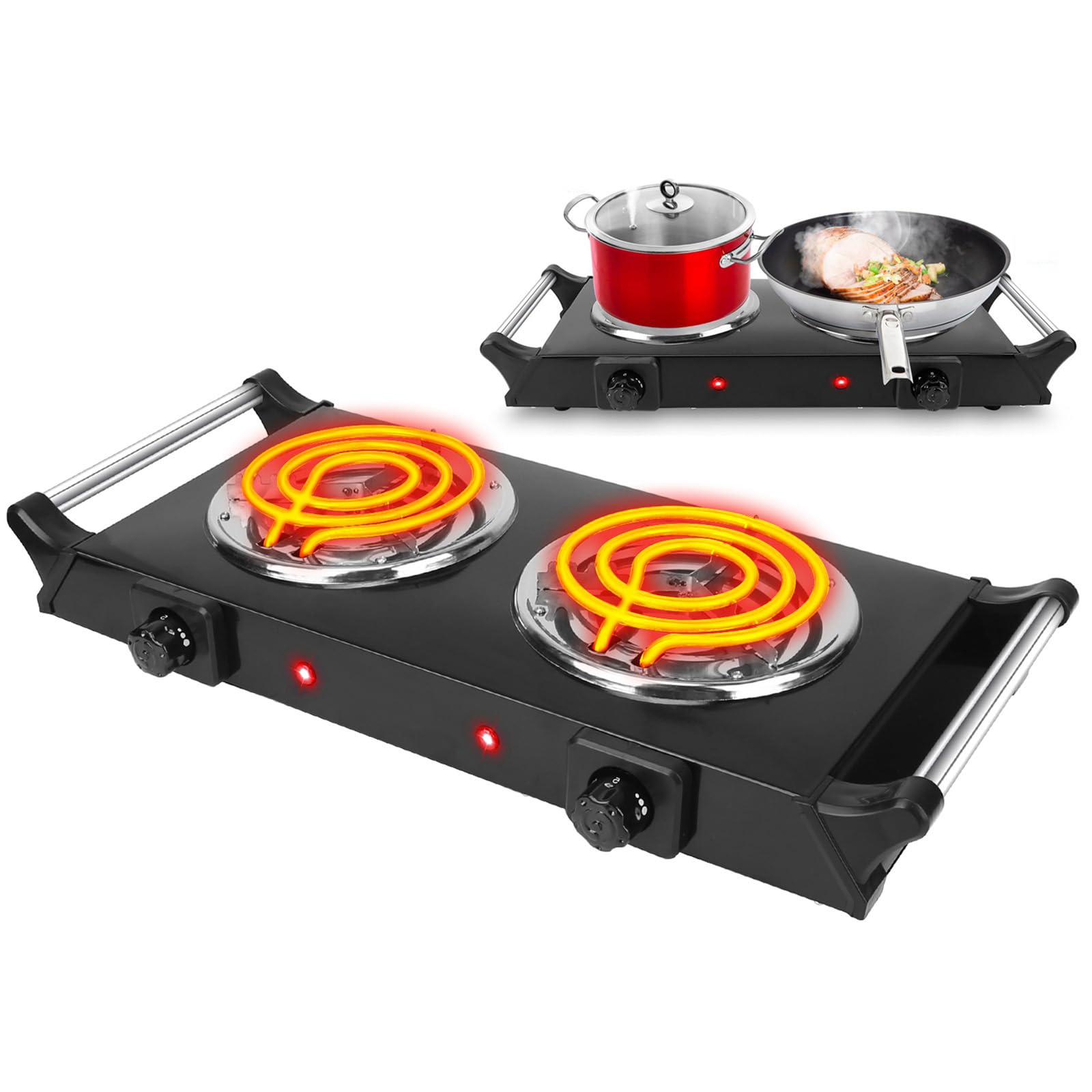 TeqHome Hot Plate, 2000W Portable Electric Stove for Cooking with