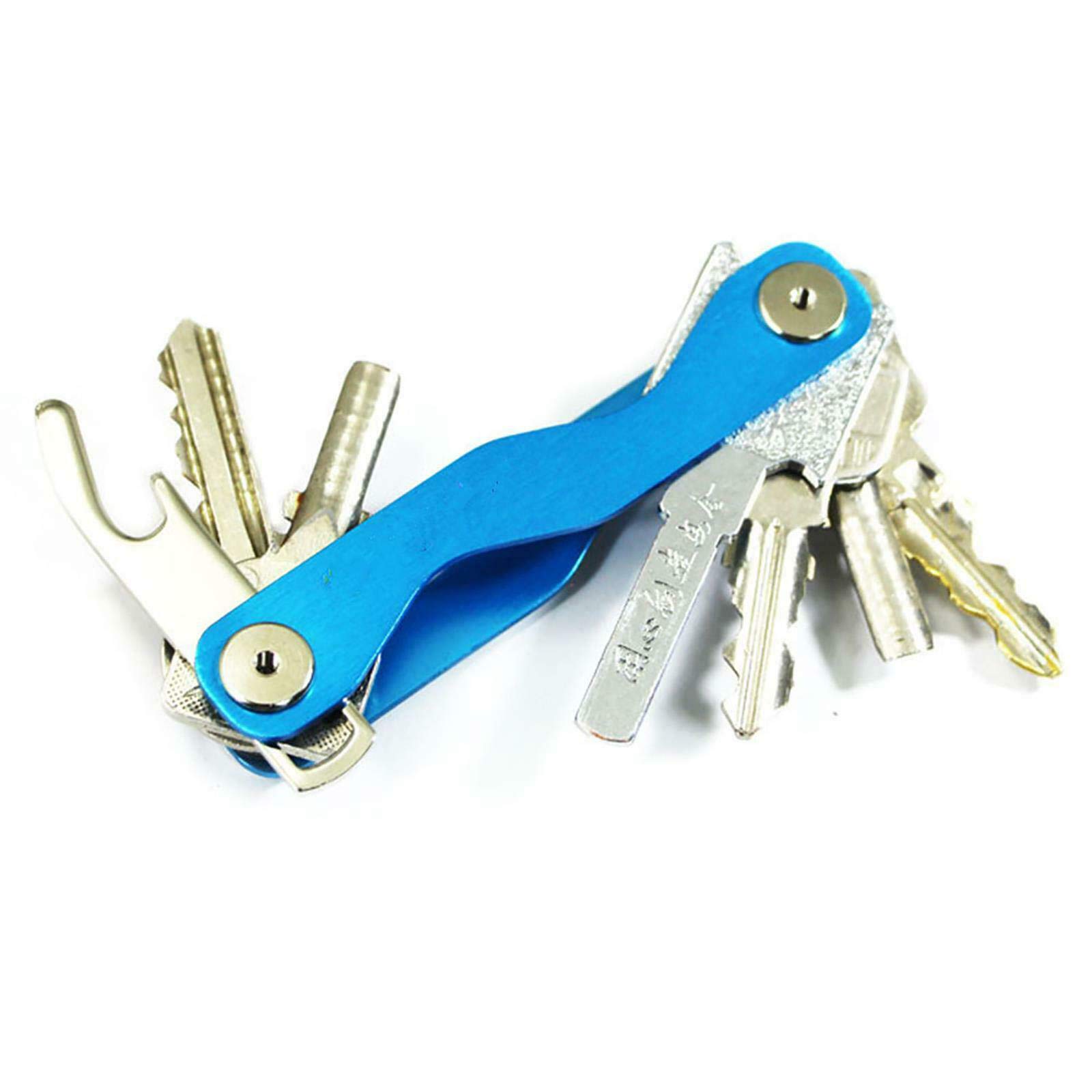 Generise Key Genie Smart Key Holder and Keychain/Keyring - Perfect Gift (Blue)