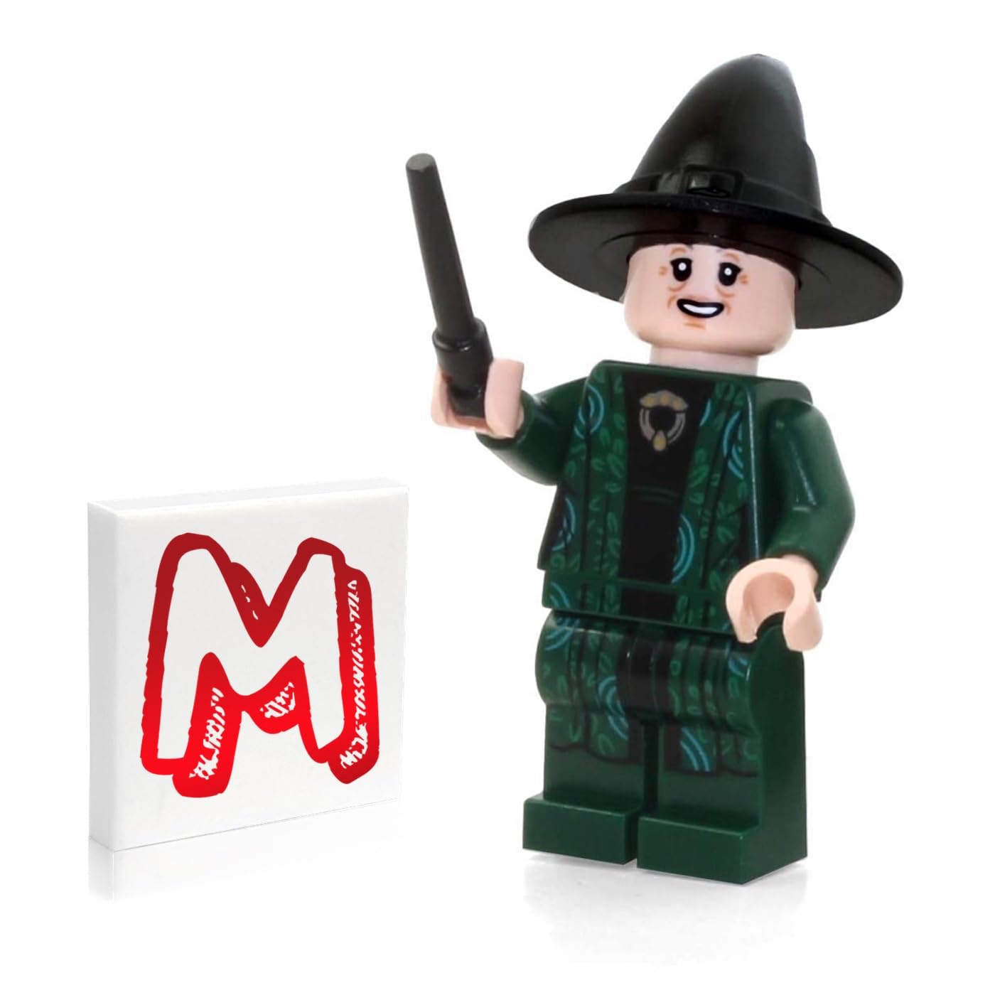 LEGO 2018 Harry Potter Minifigure - Professor Minerva McGonagall (with Black Wand and Stand) 75954