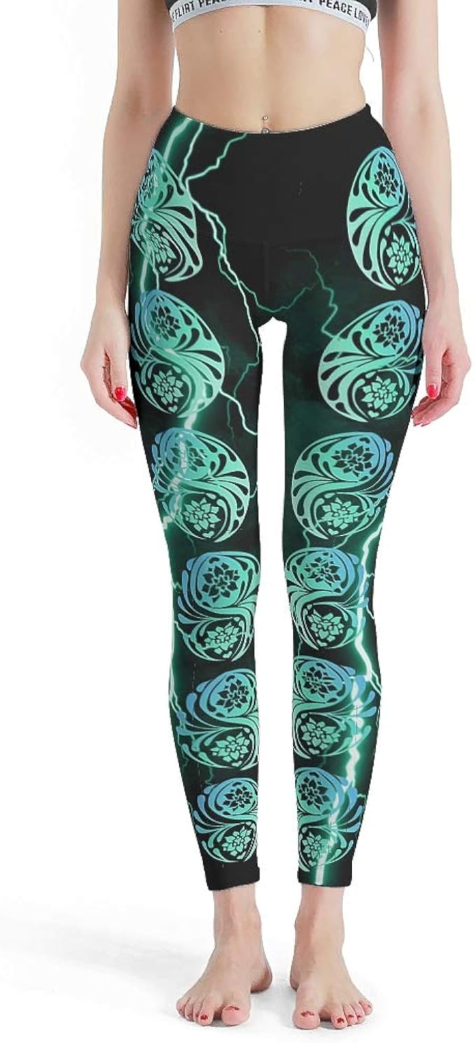 lotus flower yoga pants