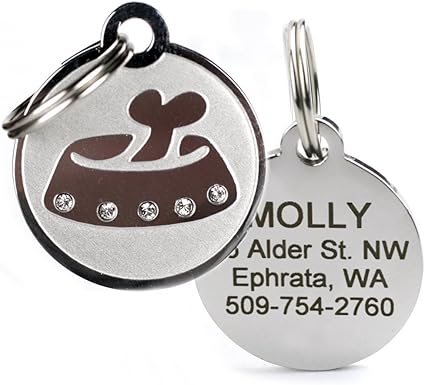 Designer dog id tags Clearance