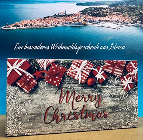 Präsentkorb Geschenkideen Geschenkkorb mit Cabernet Sauvignon und Salami aus Istrien Rotwein in der Geschenkbox und… – Bild 6