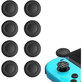 NEWDERY Joystick Replacement Caps Thumb Grips for Nintendo Switch/OLED/Lite | 10PCS, for Nintendo Switch/OLED/Lite Joy-Con, Diamond Texture, Anti-Slip, TPU Caps, Joystick Covers, Repair Kit Accessories
