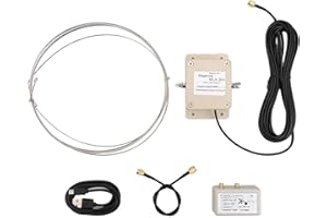 MLA-30+ Loop Active Receiving Antenna, 0.5MHz-30MHz Radio Band for Medium-Wave Shortwave, USB Powered Noise Reduction for Urb