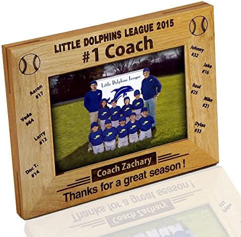 Thanh 39 Personalized Gifts Personazlied Baseball Coach Photo Frame