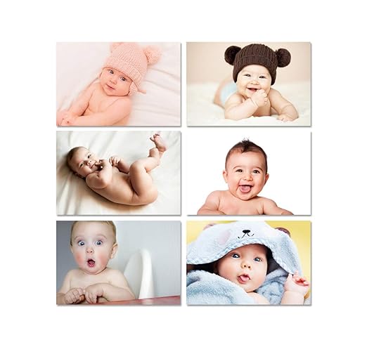 PAPER PLANE DESIGN Born Baby Girl/Boy Cute Matt Finish Poster (Paper, 45 cm x 0.1 cm x 30 cm, Multi)