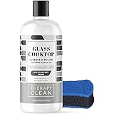 Therapy - Cooktop Cleaning Kit - Includes 16 oz. Bottle of Therapy Heavy Duty Cooktop Cleaner, 1 Scrubbing Pad