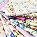 240pcs Fabric Squares Sheets Lovely Floral Pattern Pack Assorted Sewing Quilting Fabric for Craft 4