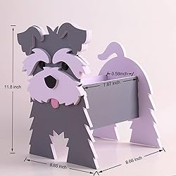 Gochoi Schnauzer Gifts: Cute Dog Flower
