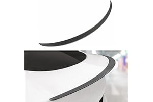 TSLAUCAY Real Carbon Fiber Spoiler for Tesla Model Y 2024-2020 Model Y Trunk Lid Spoiler Compatible with Model Y Rear Trunk Spoiler for Model Y Exterior Accessories-Matte