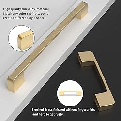 Lepatape 25 Pack 3 Inch Cabinet Pulls Brushed Gold