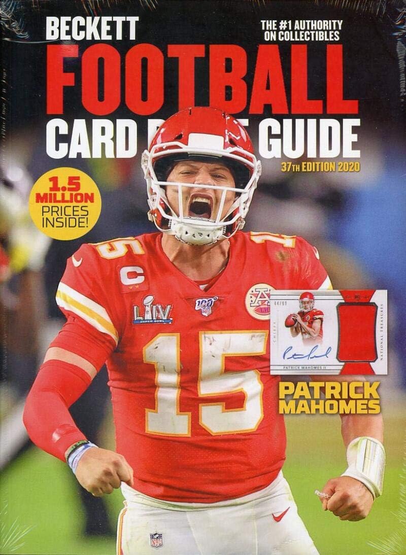 2020 Beckett Football Card Price Guide Magazine 37th