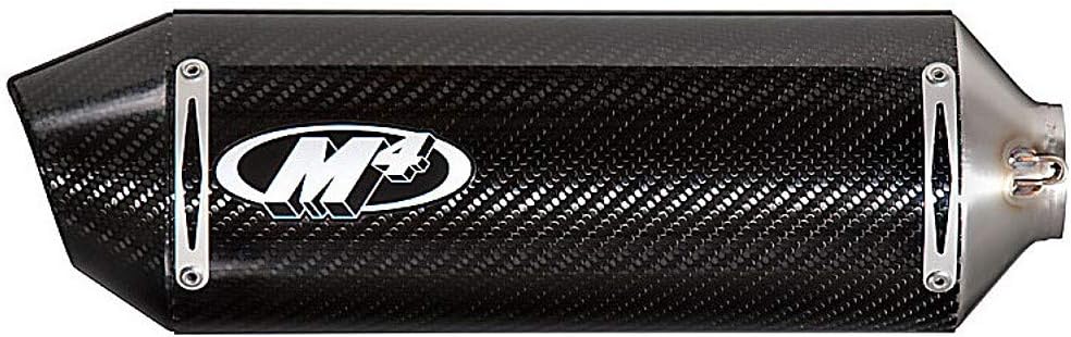M4 08-12 Kawasaki EX250 Standard Slip-On Exhaust (Carbon Fiber)