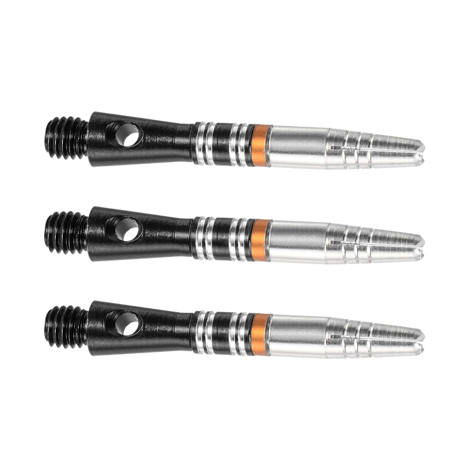 M METERXITY 3 Pack Darts Shafts - Aluminum Darts Stems Medium 2BA Thread, Apply to Darts Games/Darts Sports/Entertainmence/Party (35mm, Black)