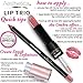 Aesthetica Matte Lip Trio - Instant Bold Matte Lip - Includes Matte Lipstick / Lip Gloss Duo, Lip Liner and Step-by-Step Instructions – Long Wear Formula Keeps Lips Moist (Sweet/Georgia Peach)