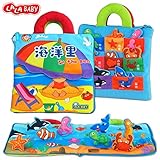LALABABY Ocean Story Cloth Book Early Education Toy for Over 6 Months