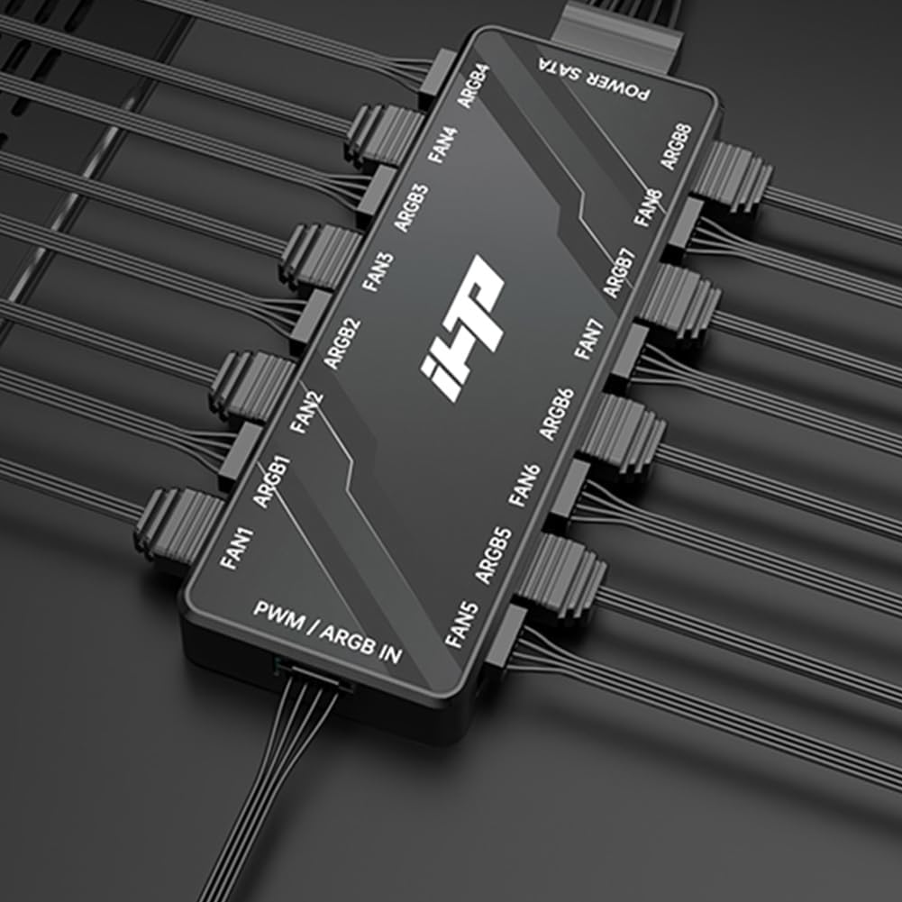 Mua TZMRIT ARGB Hub, 2-in-1 PWM Connector ARGB Integrated Fan Hub ...