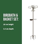 Honeyfield's Dining Station Basket and Bowl Set for Bird Feeding Station view 5