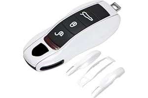 AeroBon 3-Piece Painted Key Cover/Key Fob Shell Cover Compatible with Porsche Key Shell (MK1)