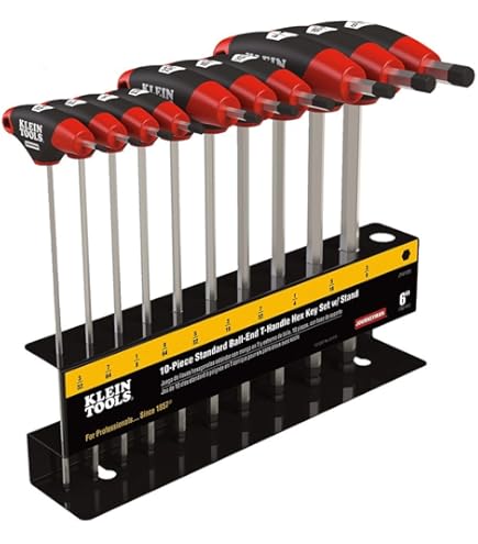 Klein Tools JTH67T Hex Key Set, TORX T-Handle Hex Key Allen Wrench