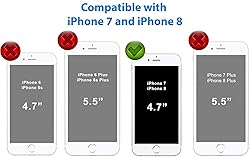 Regsun for iPhone 8 Case,iPhone 7 Case,Built-in