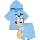 Bluey Pullover Hoodie and French Terry Shorts Toddler to Big Kid Sizes (2T - 10-12)