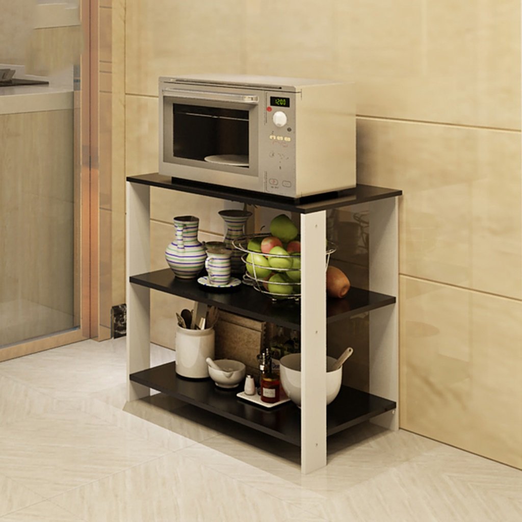 Chen Dos capas Estante de madera de la cocina Almacenaje del ...