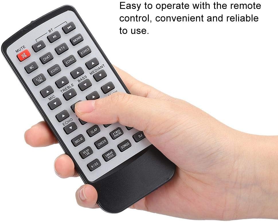 Bewinner1 USB Audio Mixer with Remote Control External Sound Card Connect Microphones Mobile