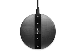 KAYSUDA PC Microphone Speaker Business Conference USB Speakerphone for Skype, Webinar, Call Center