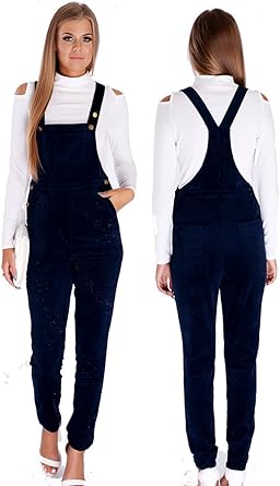 ladies corduroy dungarees