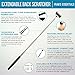 Extendable Back Scratcher - 5 Set - Telescoping & Retractable Scratcher/Massager by Fran's Essentials