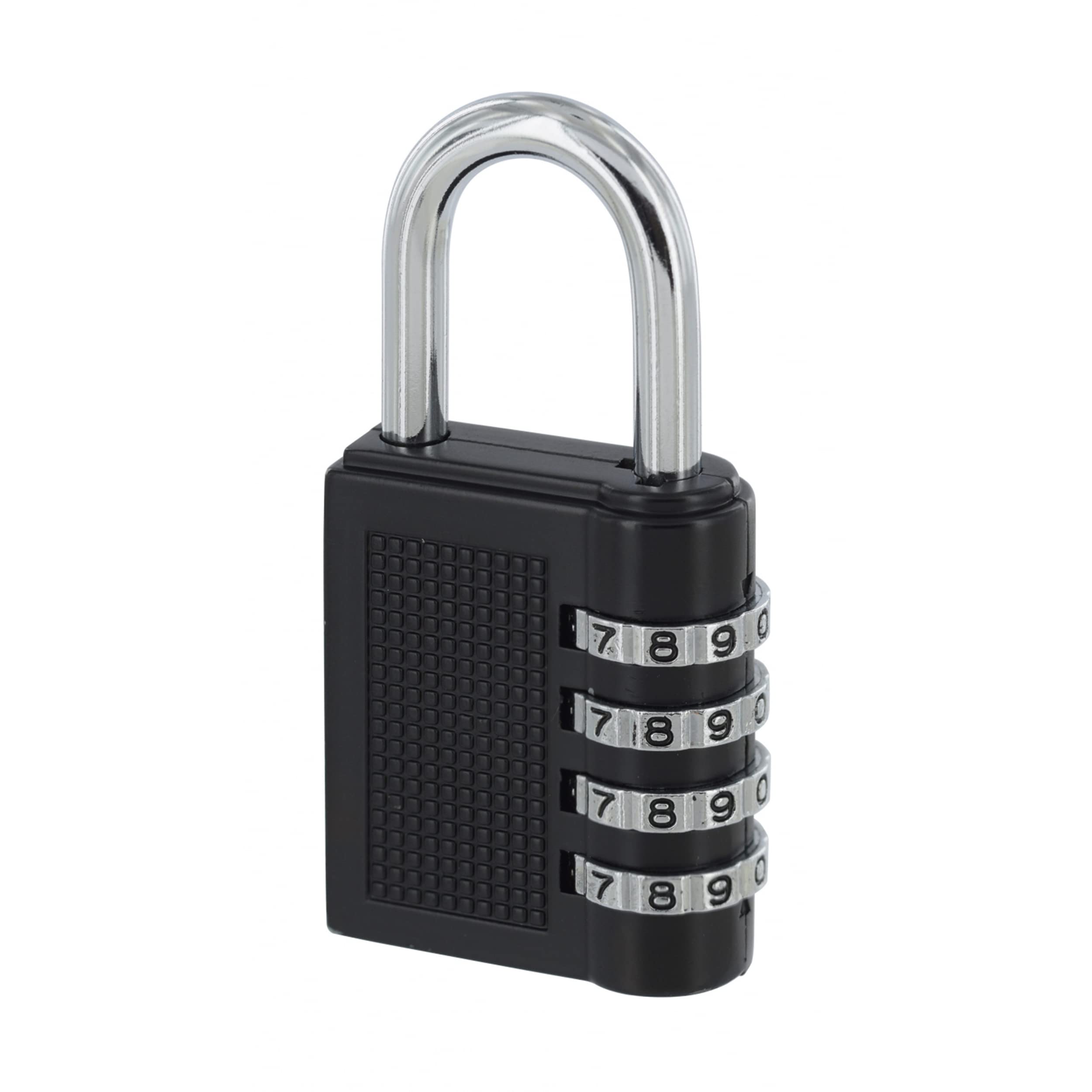 THIRARD FABRICANT DE SECURITE DEPUIS 1920 00937900 THIRARD 00937900-Compact 04mm Black Finish-Padlock-Combination-Easy to Use-Additional Keys on Model-No Manufacturing on Number, Grey Aluminium