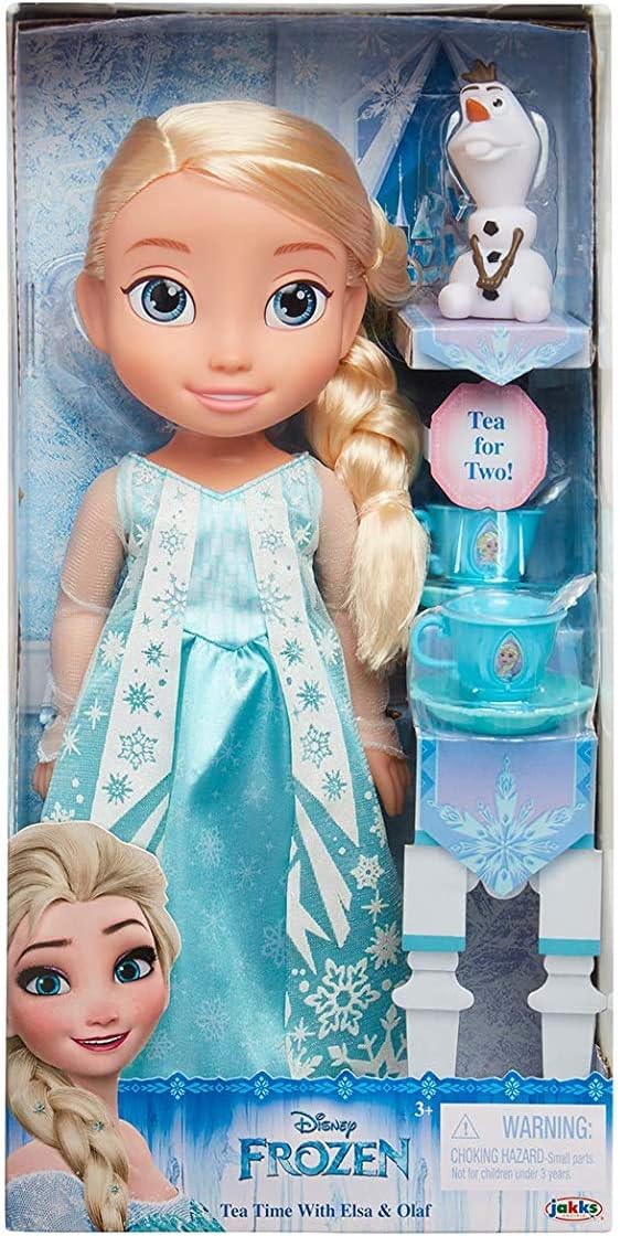 Disney Frozen Tea Time with Elsa and Olaf Doll Playset, Blue