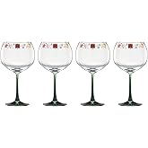 Lenox 898401 Nutcracker Ballet Balloon Wine Glasses, Set of 4, Christmas, Stemware, Festive Holiday