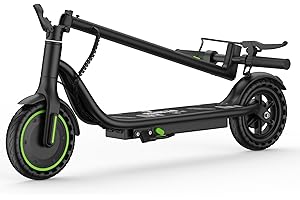 RIUIIO Electric Scooter for Adults, Teens & Big Kids, 350W Motor Up to 19MPH, 15/21 Miles Range, Foldable Lightweight Commuter E-Scooter with 8.5" Solid Tires, Optional Seat