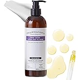 Pharmacopia Hotel Argan Oil Body Lotion - Vegan Moisturizer for Dry Skin, Lotion with Melon and Green Tea Essence - Natural, Organic and Cruelty-Free Skin Care, 16.2 oz