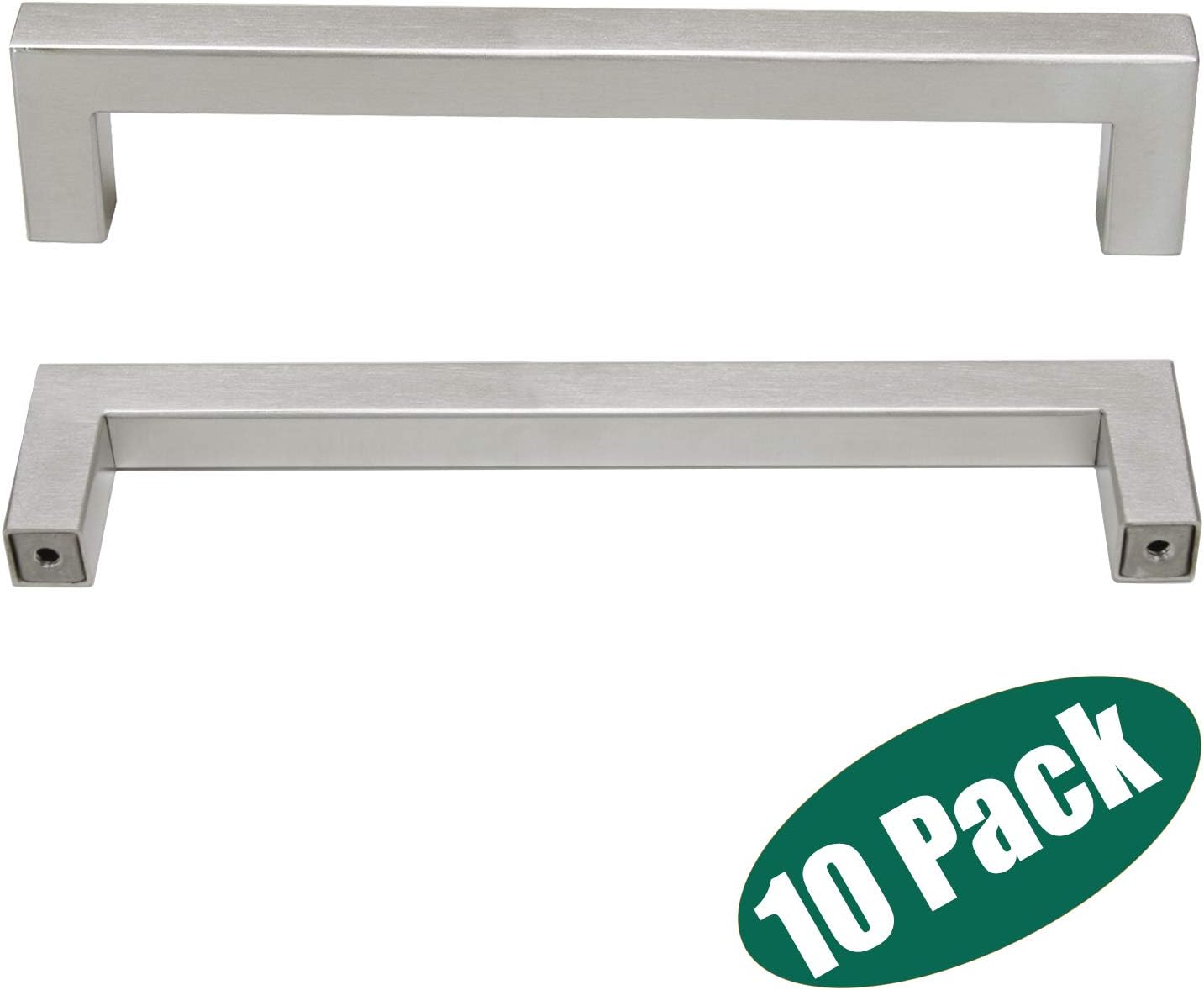 Best probrico kitchen cabinet pulls brushed nickel t bar stainless steel door knobs