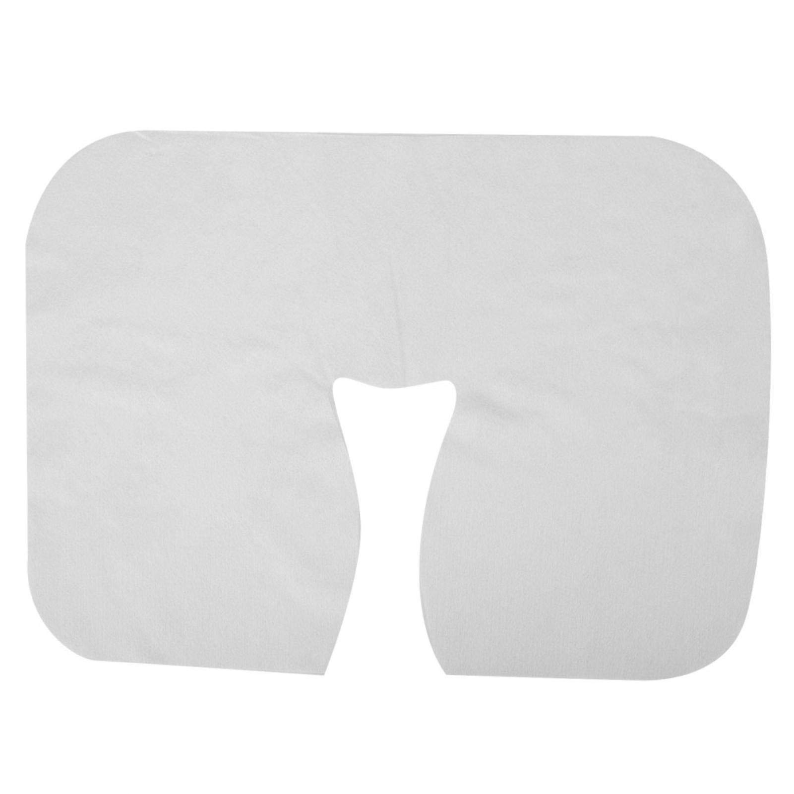 100-Pack Disposable Salon Headrest Covers, Massage Table Chair Covers, Washable Fleece Cushion Covers for Beauty Salons Spas