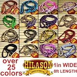New Braided Poly Barrel Racing Contest Reins Flat W/easy Grip Knots 1 Inch X 8ft