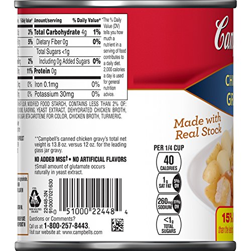 Campbell's Gravy, Chicken, 13.8 oz. Can
