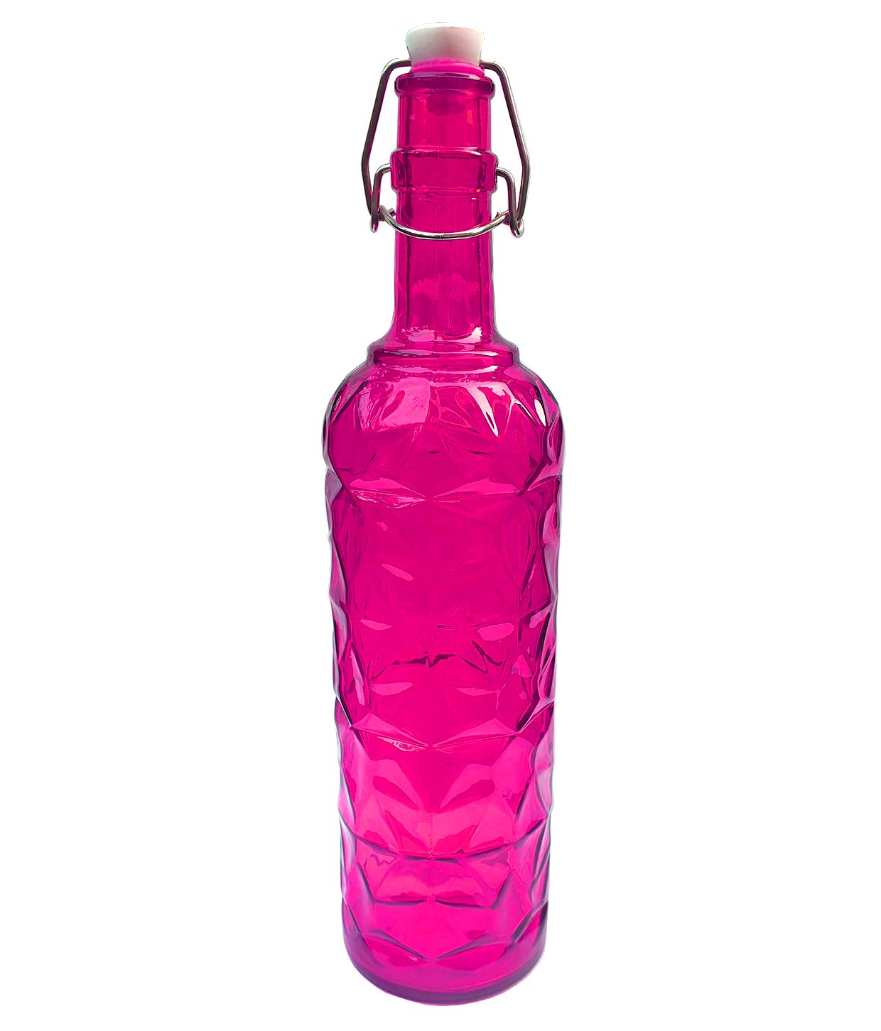 Buy Favola Essentials Crystal Cut Design Glass Airtight Water Bottle, 1