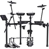 Roland TD-07DMK Electronic V-Drums Kit | Legendary Double-Ply All Mesh Head kit with superior expression and playability, Bluetooth Audio and MIDI