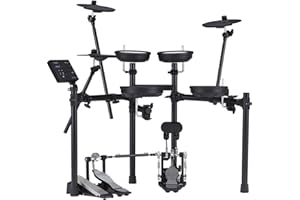 Roland TD-07DMK Electronic V-Drums Kit – Legendary Double-Ply All Mesh Head kit with superior expression and playability – Bluetooth Audio & MIDI – 40 FREE Melodics Lessons