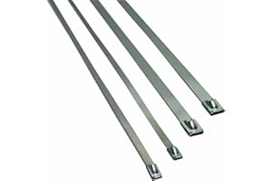 Heatshield Products 351007 Thermal Tie 5/16" Wide x 20" Long Stainless Steel Locking Tie