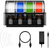 AMS 2 Pro Automatic Filament System for Bambu Lab X1/P1/P2/A1/H2D/H2S/H2C | Smart Filament Dryer Box, Fast Heating &amp; Precise Humidity Regulation, 4-Slot Filament Feeding System, Multi-Filament Layout