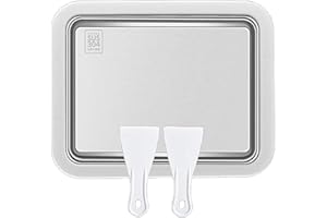 Ice Cream Maker Tray | Flat Tray Ice Cream Maker - Portable Stainless Steel Roll Machine, Small Quick with 2 Shovels, Fruit P