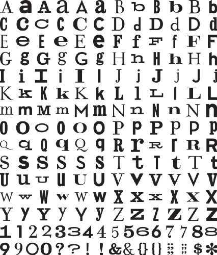 MAKING MEMORIES Slice MS+ Design Card, Mix and Mingle Fonts