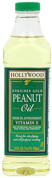 HOLLYWOOD ENRICHED GOLD PEANUT OIL, 24 OZ