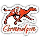Campbell University Fighting Camels 4 Inch Proud Grandpa Die Cut Decal Officially Licensed Collegiate Product