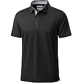 MAGCOMSEN Men's Polo Shirts Short Sleeve UPF 50+ Dry Fit Performance Golf Shirts Casual Athletic Collared Shirt